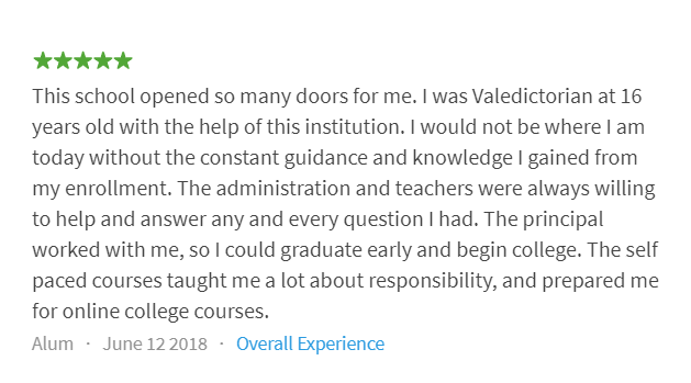 valedictorian_2018 You can graduate early with Texas Success Academy K12 program