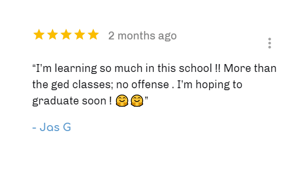 Better_than_a_GED This is school is better than a GED