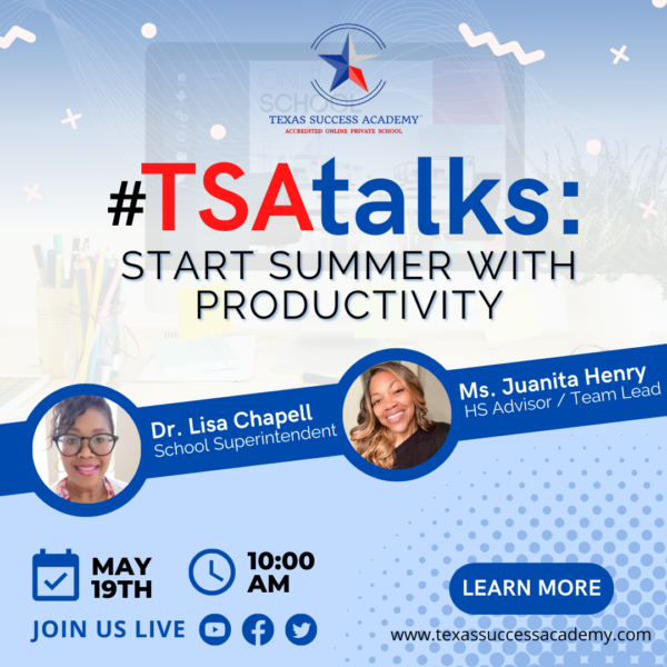 #TSATalks K12 Learn about Summer School